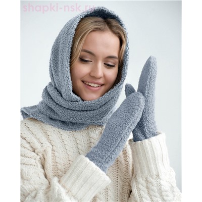 164.00/00-26 Варежки женские флис (7-8)