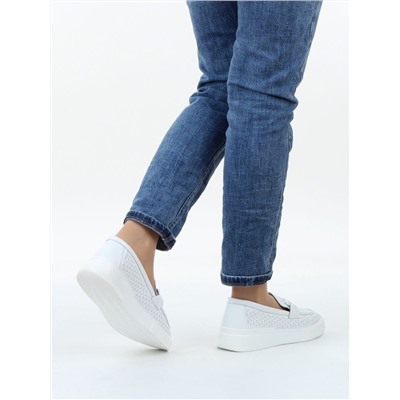 06-YC139-1 WHITE Туфли женские (натуральная кожа)