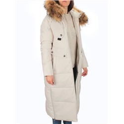 H23-631 LT. BEIGE Пальто зимнее женское (200 гр. тинсулейт)