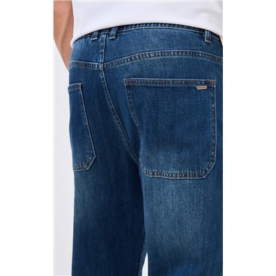 Джинсы F411-0177 middle blue