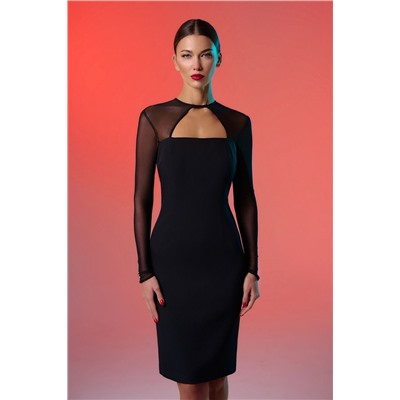 DiLiaFashion 0786 черный, Платье