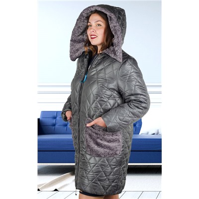 Куртка женская стёганая 252174, размер 52-56