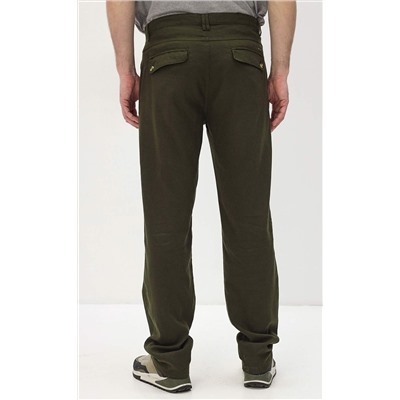 Брюки лен P111-0853 khaki