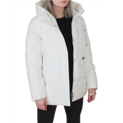 YR-6616 WHITE Куртка зимняя женская (150 гр. холлофайбер)