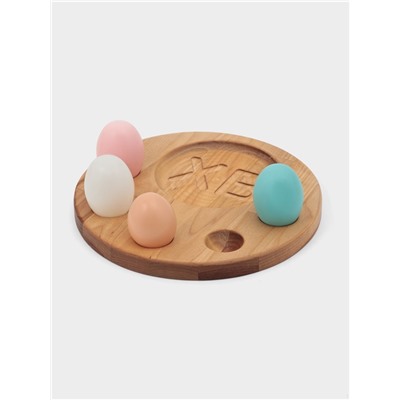 Пасхальный набор Adelica: подставка под яйцо и кулич, 2 подставки под яйцо, термонаклейки в подарок