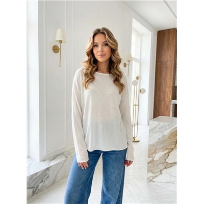 Джемпер легкий и майка (вязаный трикотаж)