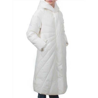 H265 WHITE Пальто зимнее облегченное женское (150 гр. холлофайбер)