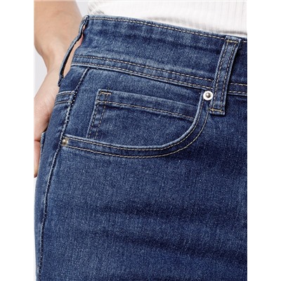 Прямые джинсы из эластичного денима