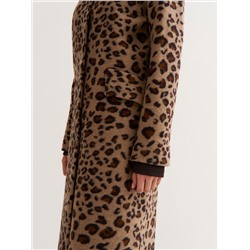 Леопардовое пальто