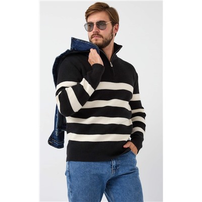 Джемпер F421-1545 black-white