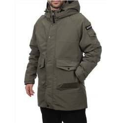 8897 GREEN Куртка мужская зимняя облегченная (130 гр. холлофайбер)