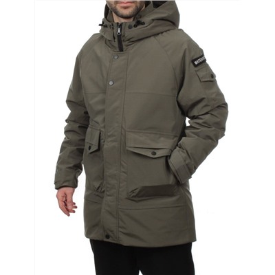 8897 GREEN Куртка мужская зимняя облегченная (130 гр. холлофайбер)