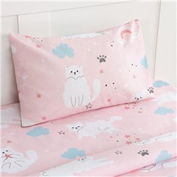 Постельное белье "Этель" 1,5 сп Sweet cats 143х215 см, 150х214 см, 50х70 см -1 шт, 100% хлопок, бязь