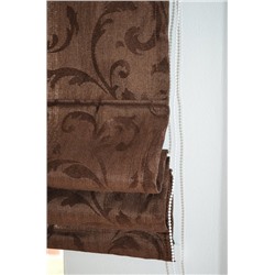 Римская штора макси "Fantezi однотонный жаккард", корица (234-008-gr)