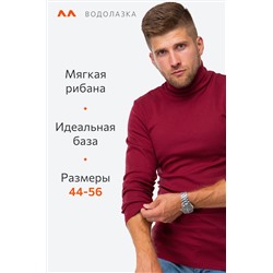 Мужская водолазка из рибаны Happyfox