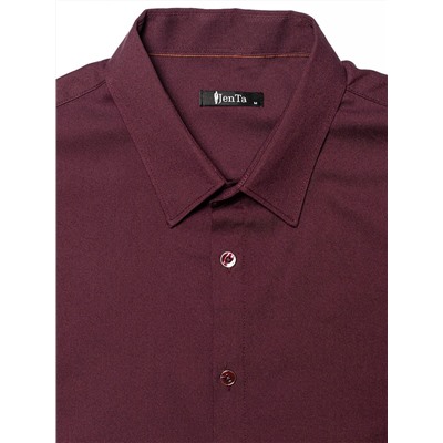 004J Мужская рубашка JenTa бордовый