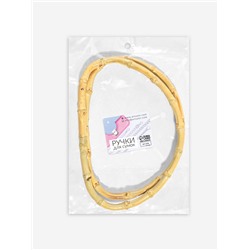 Ручки для сумки, 2 шт., бамбук, 17×12 см, толщина 0.8 см