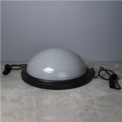 Полусфера балансировочная BOSU 46см Woohooo Drops эспандер, насос/ серый / B46Dr-G/ уп5