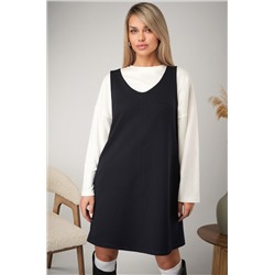 Женское офисное платье - сарафан Happyfox