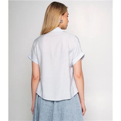 Рубашка #КТ807 (5), серо-голубой