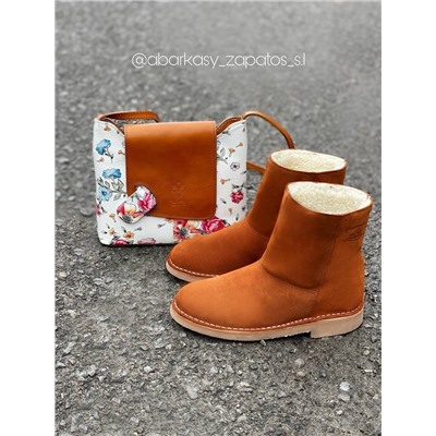 Ab.Zapatos UGY NEW R BRANDY+Vera pelle flores АКЦИЯ