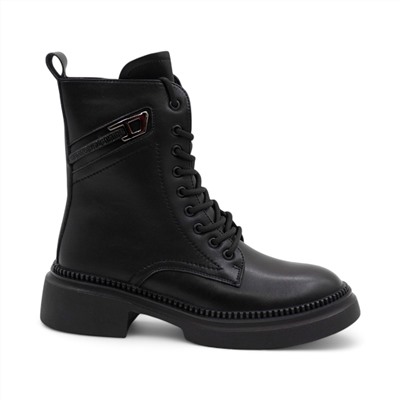 Ботинки из натуральной кожи РСТ259-1 черные