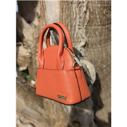 Ab.Zapatos PELLE Peque (550) Naranja oscuro+Pendientes flores PA37368 Naranja