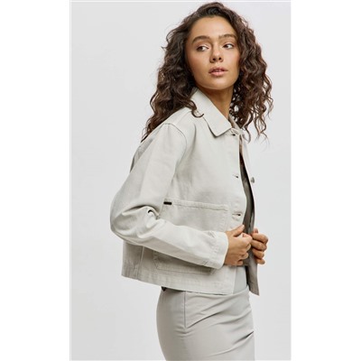 Куртка джинс F612-1269 l.beige
