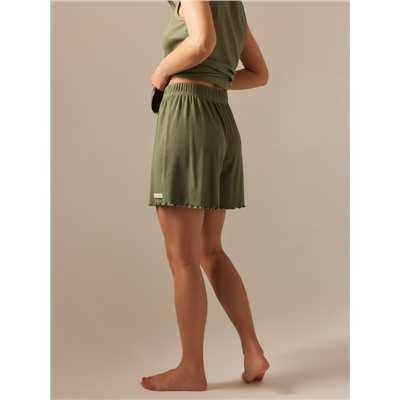 Шорты домашние женские SL HOME Soft Home, оливковые