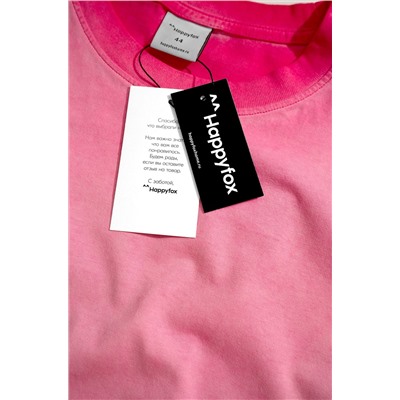 Женская футболка оверсайз с эффектом градиент Happyfox
