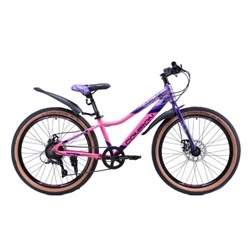 Велосипед 24" рама 12" 7sp COMIRON SMART ригид лавандовый