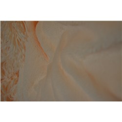 Длинный ворс персик 220*240