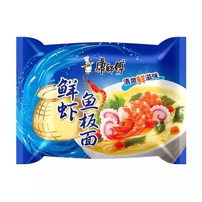 Лапша в мягкой упаковке синяя морепродукты