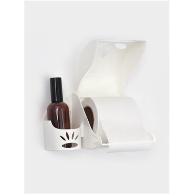 Держатель для туалетной бумаги и освежителя воздуха Альтернатива, пластик, 17.5×13×11.5 см, МИКС