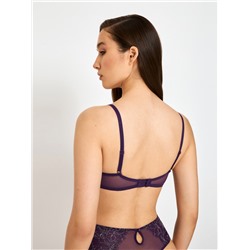 Бюстгальтер T-Shirt Demi жен. Ginly фиолетовый Infinity Lingerie