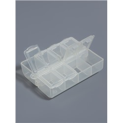 Органайзер для хранения мелочей, с подвесом, 8 ячеек, 8×6×2 см, прозрачный