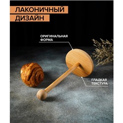 Держатель для кухонных бумажных полотенец Доляна, 13×25 см, бук, цвет и рисунок микс