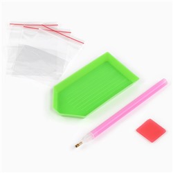 Термостакан детский, с вставкой из алмазной мозаики «Котик», 450 мл