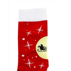 Носки НГ р.40-45 "Праздник к нам приходит" Новогоднее сияние