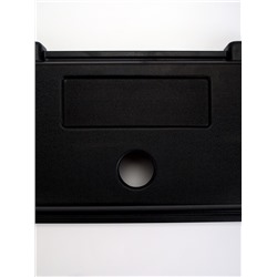 Аквариум «Прямоугольный» с крышкой, 50 л, 51×27×35/40 см, чёрный