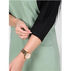 Воксель - платье оливковый