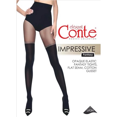 CONTE FANTASY IMPRESSIVE Колготки женские с имитацией гольфинов