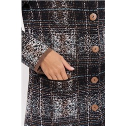 Кардиган В 2020/черно-мятный