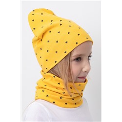 Комплект желтый, сердечки Crockid