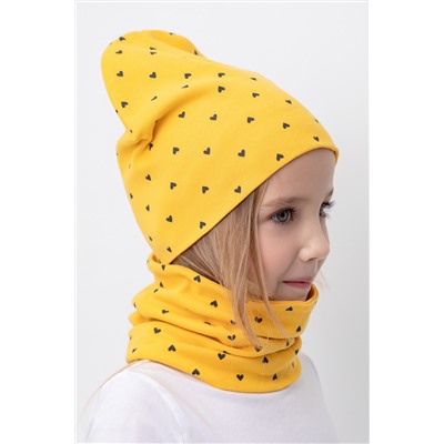 Комплект желтый, сердечки Crockid