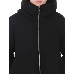 9917 BLACK Пальто зимнее женское (150 гр. холлофайбер)