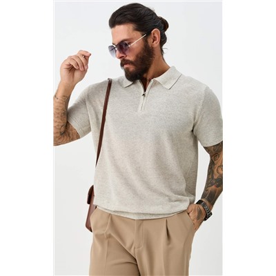 Футболка лен F111-07LN l.grey