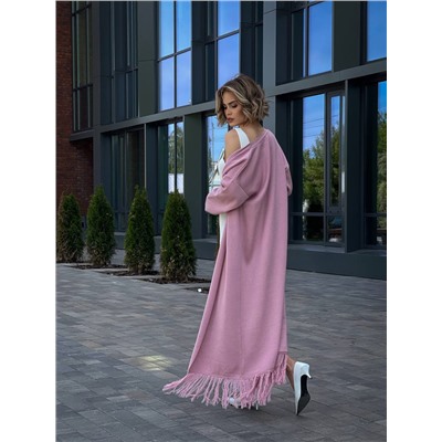 Кардиган с бахромой BEVERLY, Пудра