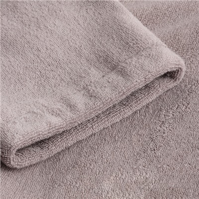 Халат махровый женский SL HOME: Basic «Софт Мист», хлопок 100%, серый
