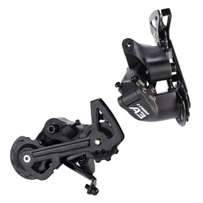 MTB. Переключатель задний 8 ск L-TWOO LTWOO A3 2:1, Shimano совместим, Звёзды: 11-32т, Shadow RD с наклоном, Подшипник, Ёмк.: 39т, 248 г/уп 50/